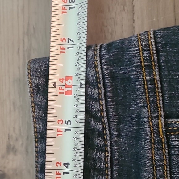 Michael Kors Skirt Women's 12 Stretch A-Line Pocket Button Zip Knee Length Denim - Picture 13 of 13